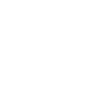 White heart icon with an electrocardiogram line extending from it, symbolizing heart health or medical monitoring, on a transparent background.